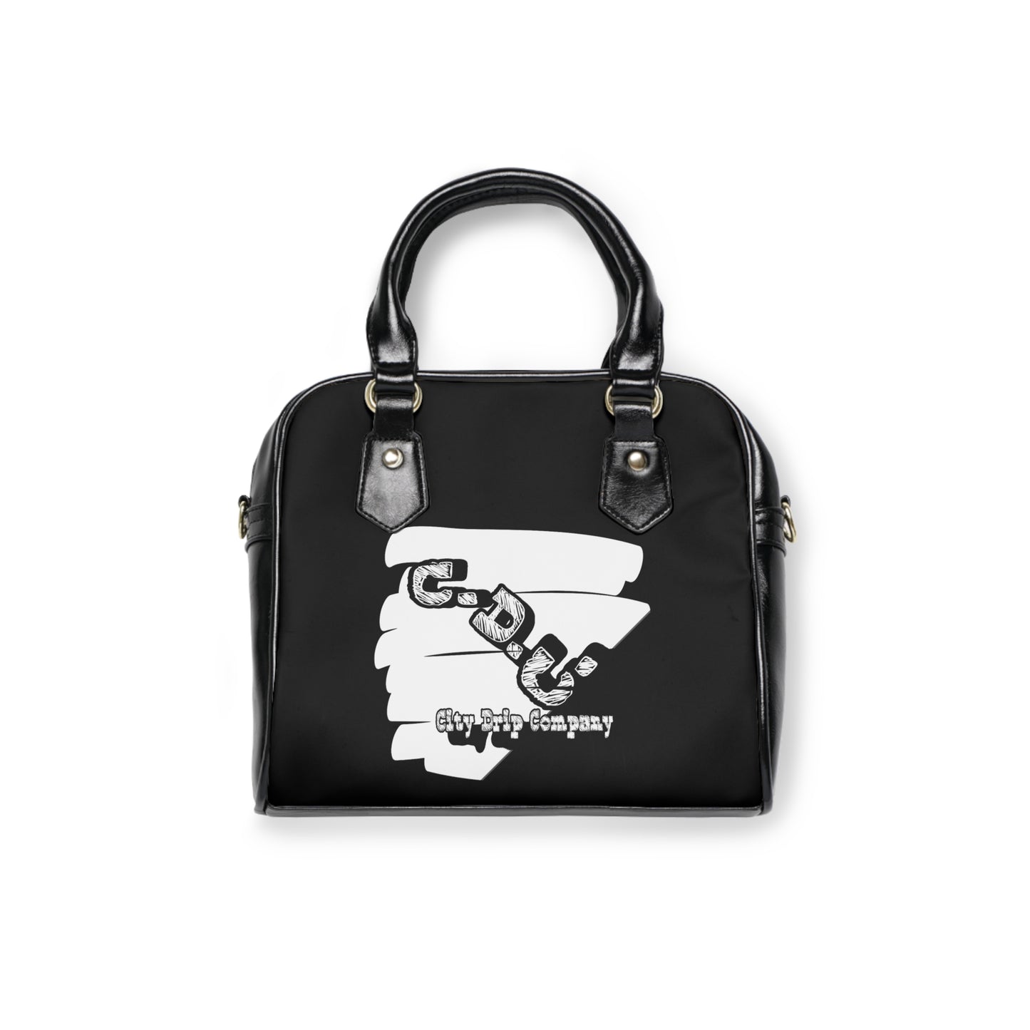 Citydripco. Signature Shoulder Handbag with Tornado Design - Chic and Functional Accessory