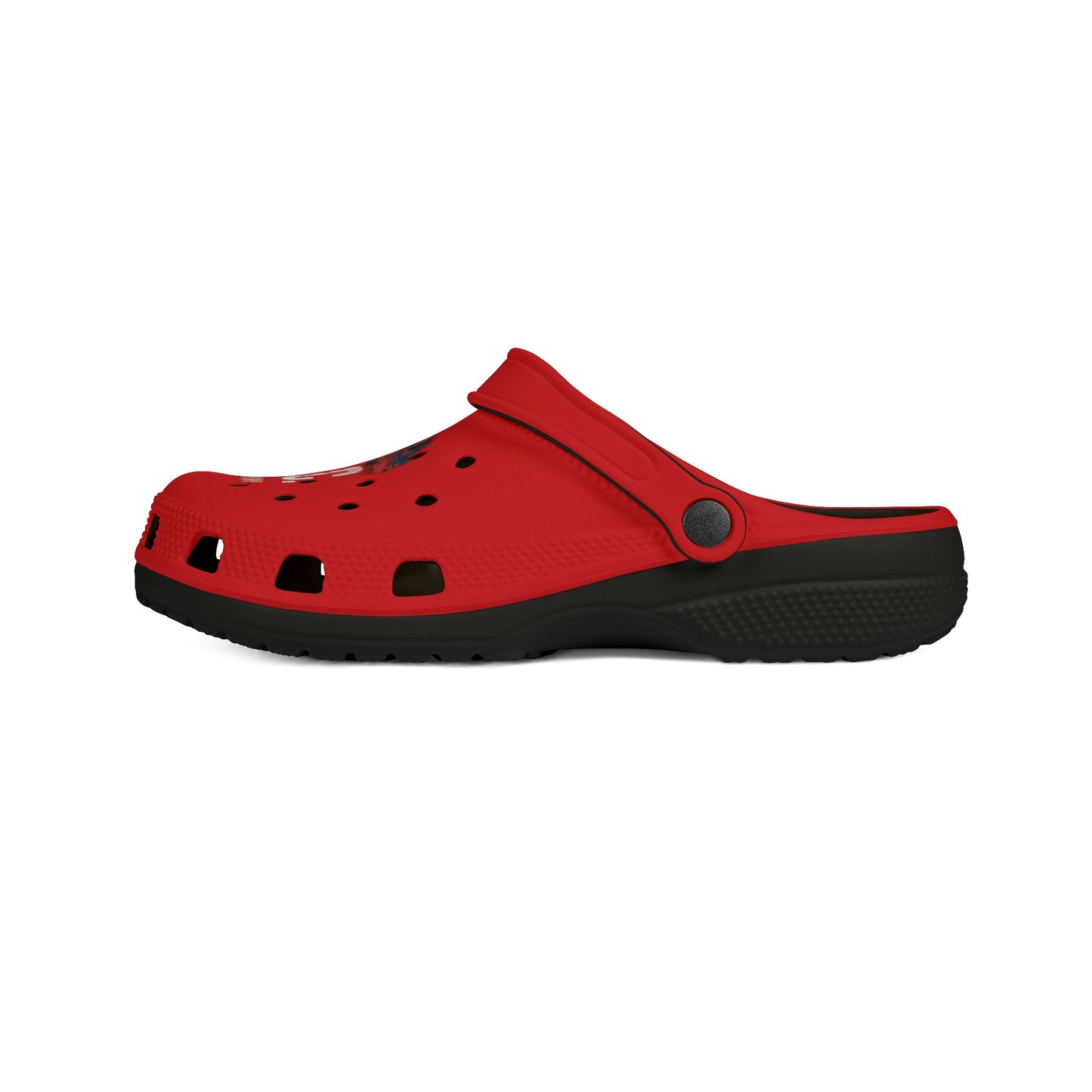 Mens Citydripco. Red & Blue City Style EVA Foam Slippers - Comfortable & Trendy Red Clogs