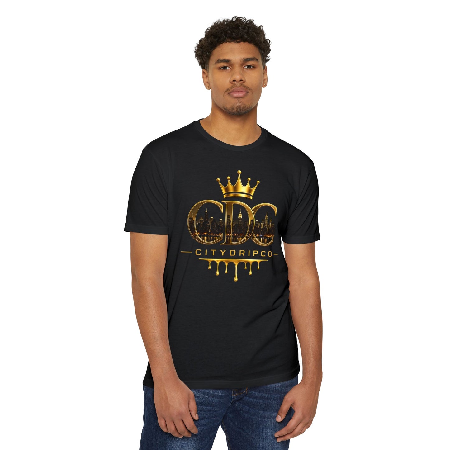City Drip Co. Gold Crown Graphic Tee