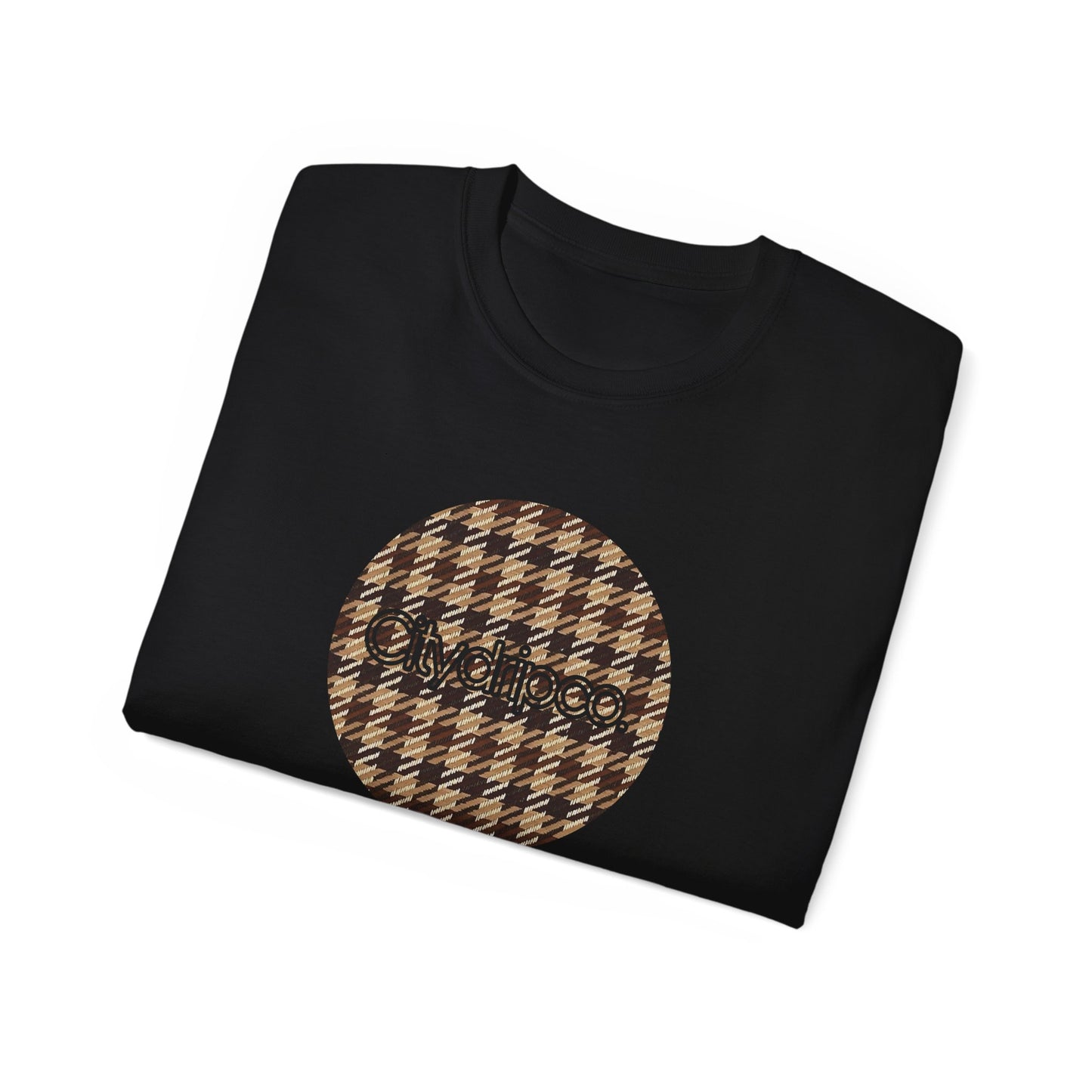 Citydripco. Plaid  Brownleaf Graphic Unisex Ultra Cotton Tee - Casual Chic Style