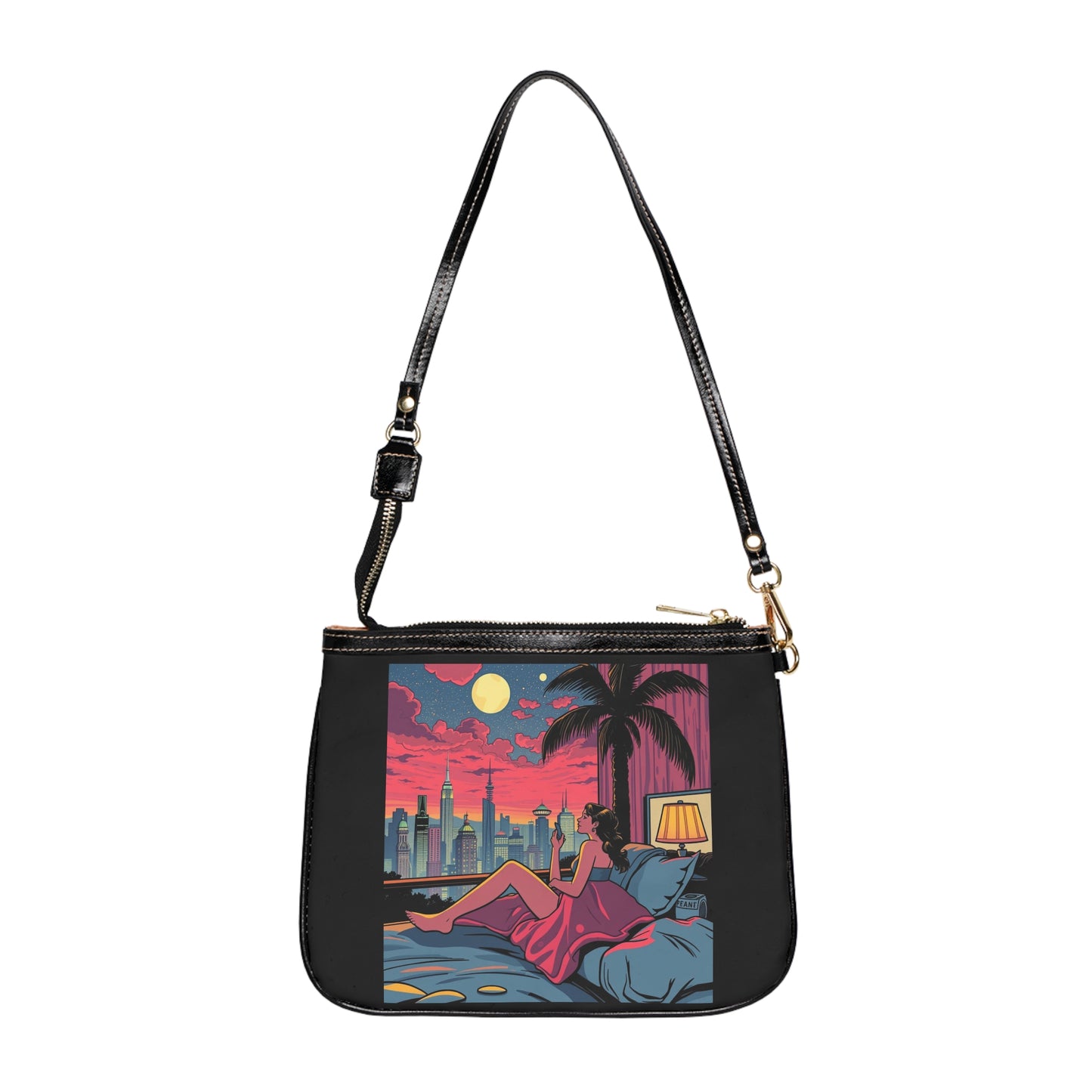 Retro Sunset Small Shoulder Bag