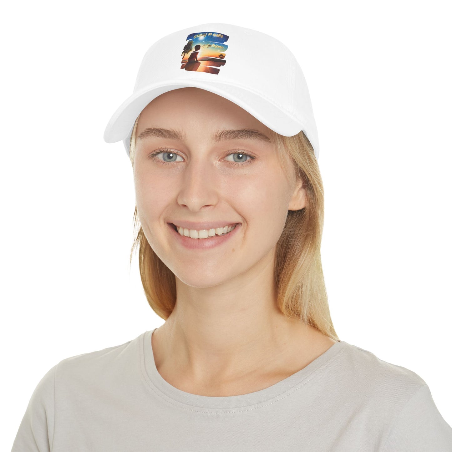Wishing On A Star Low Profile Baseball Cap | Inspirational Design for Casual Outings