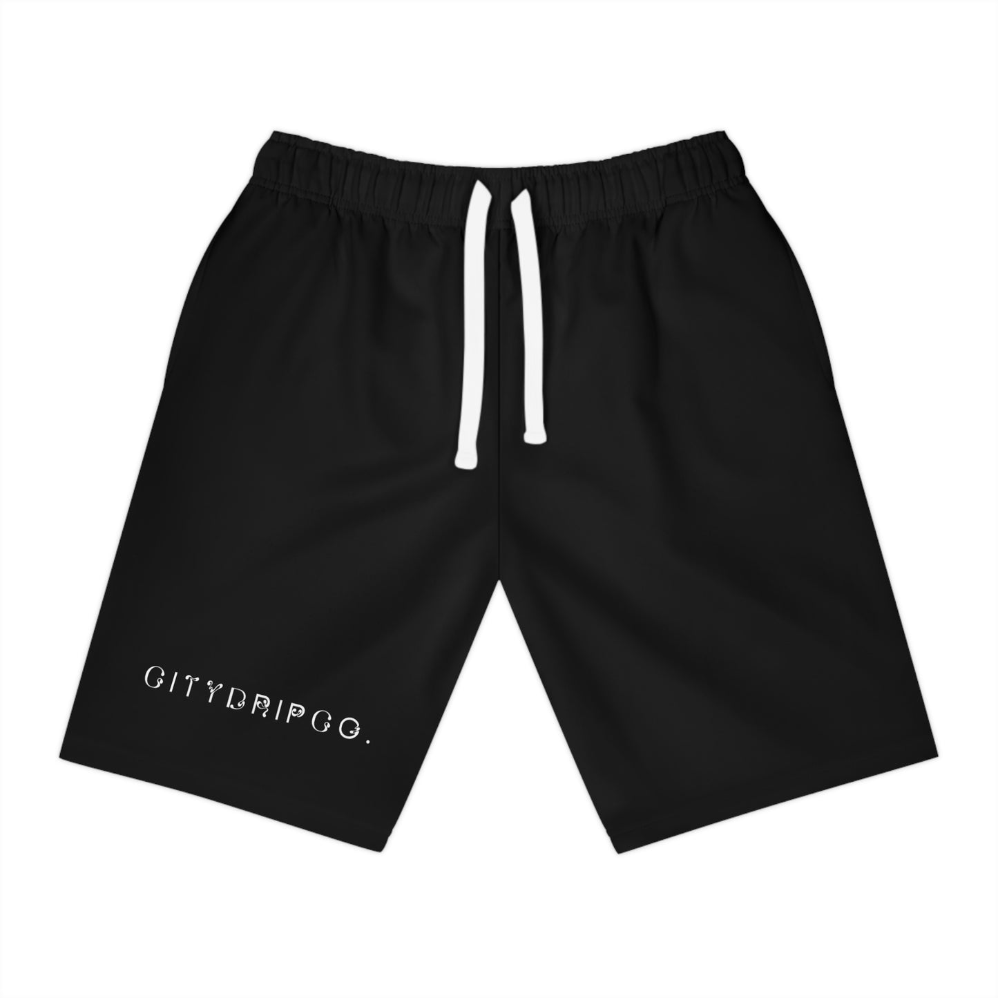 Citydripco. Liquid Set Athletic Long Shorts - Comfortable Black Sportswear for Workouts & Casual Wear