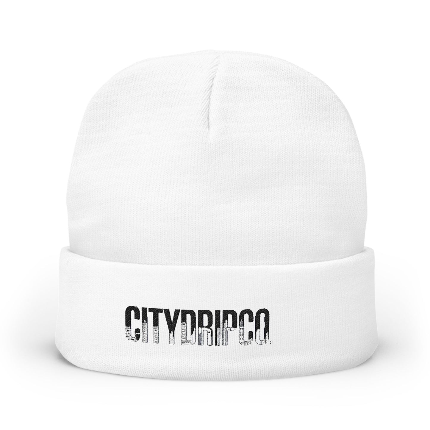 A Citydripco. Letter City Knit Beanie with Custom Embroidery, Fashionable Winter Hat, Perfect Gift for Him or Her, Stylish Accessory for All Occasions, [...]