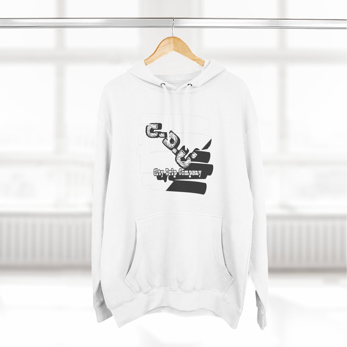 C.D.C. Signature Three-Panel Fleece Hoodie