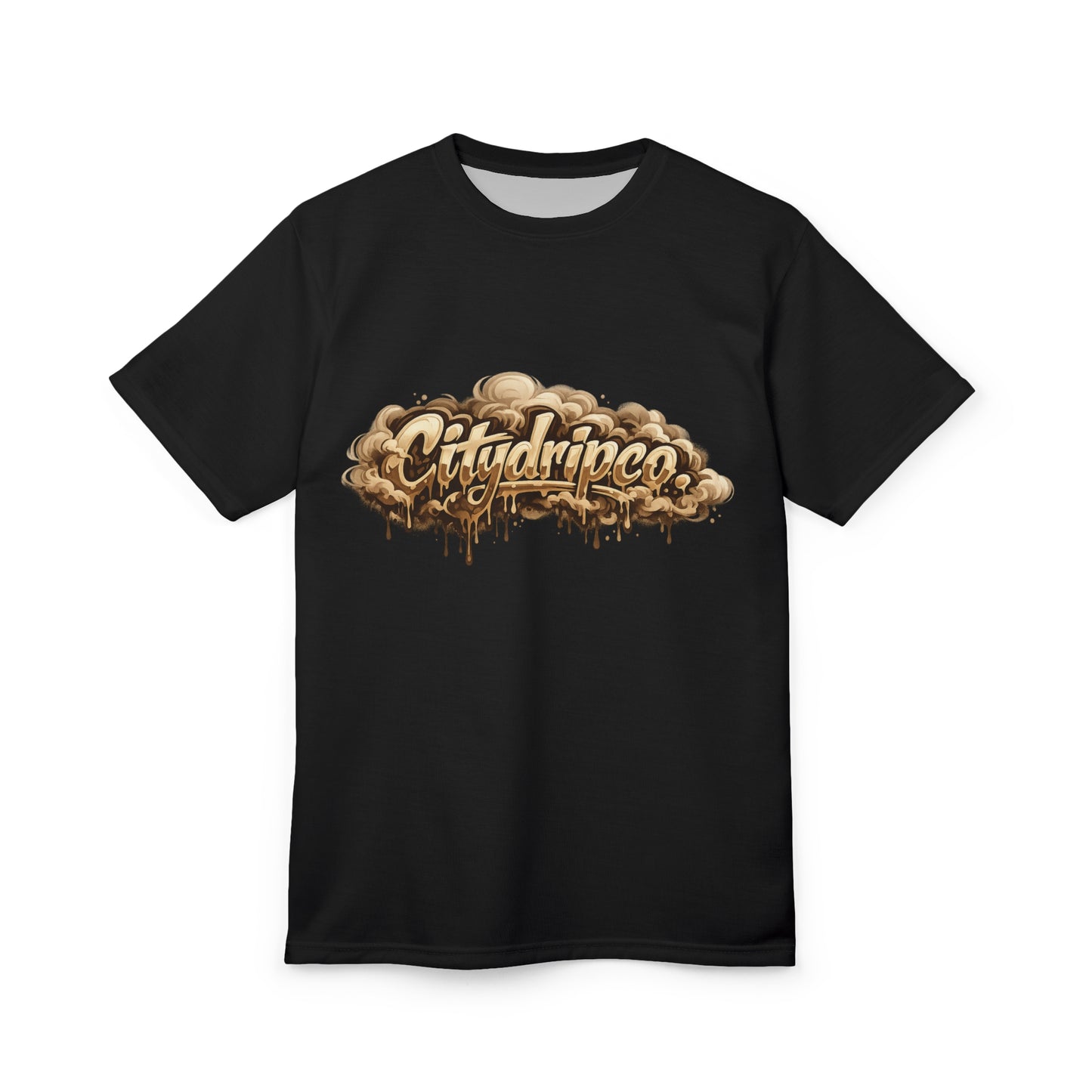 Citydripco Chocolate Graffiti T-Shirt — Retro Streetwear Logo Tee