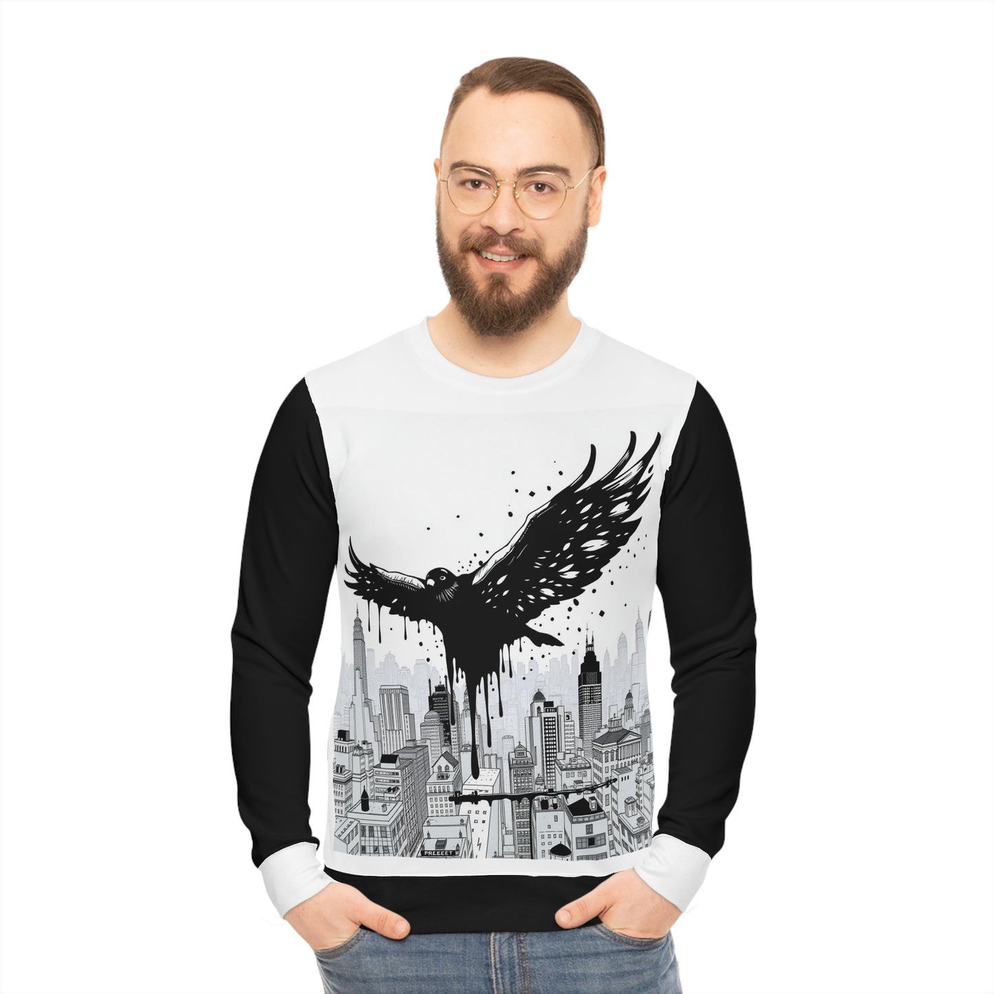 Citydripco. Birddrip Lightweight Sweatshirt, Graffiti Art Pullover, Streetwear Fashion, Gift for Artists, Cool Graphic Sweater, Trendy Casual Wear