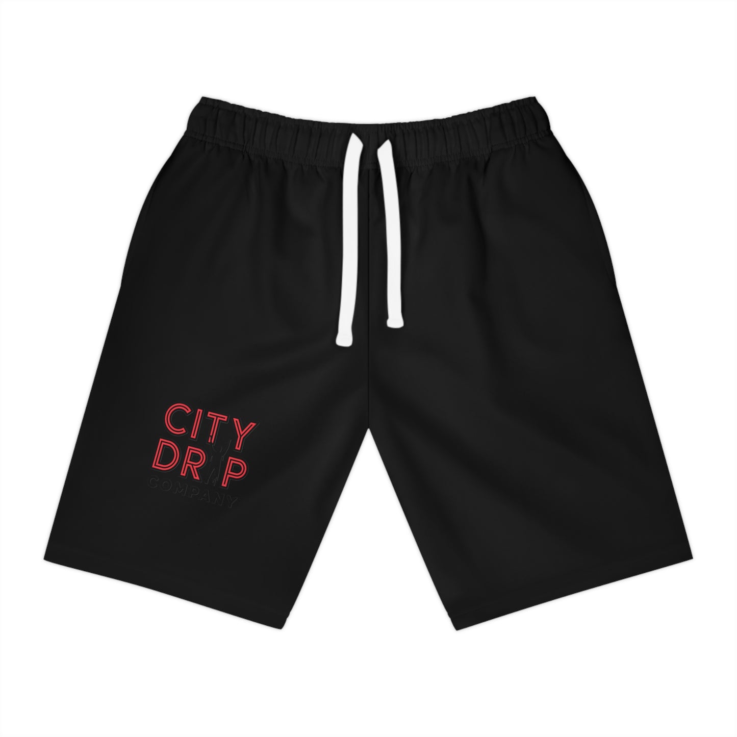 Men's Athletic Long Shorts with 'CITY DRPC' Graphic | Comfortable Workout Gear