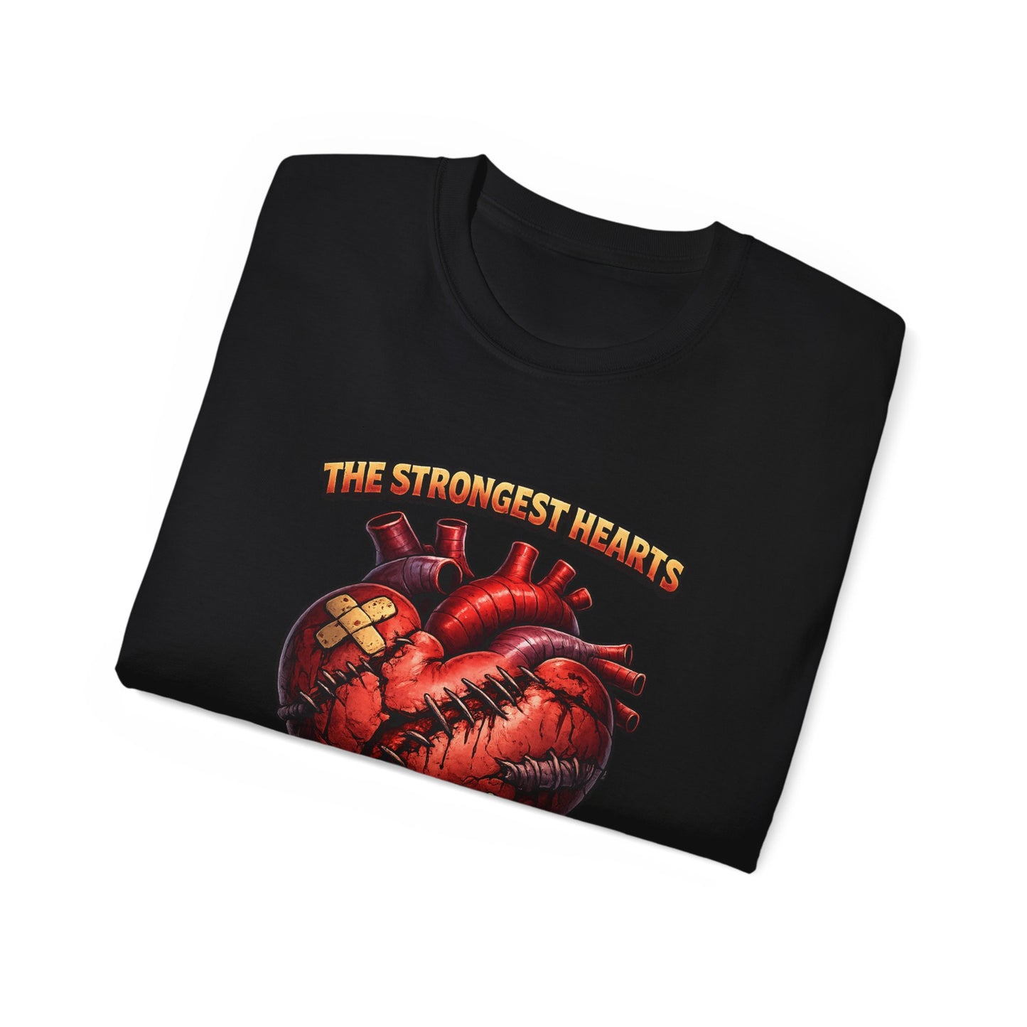 Citydripco — "The Strongest Hearts Have the Deepest Scars" Anatomical Heart Design