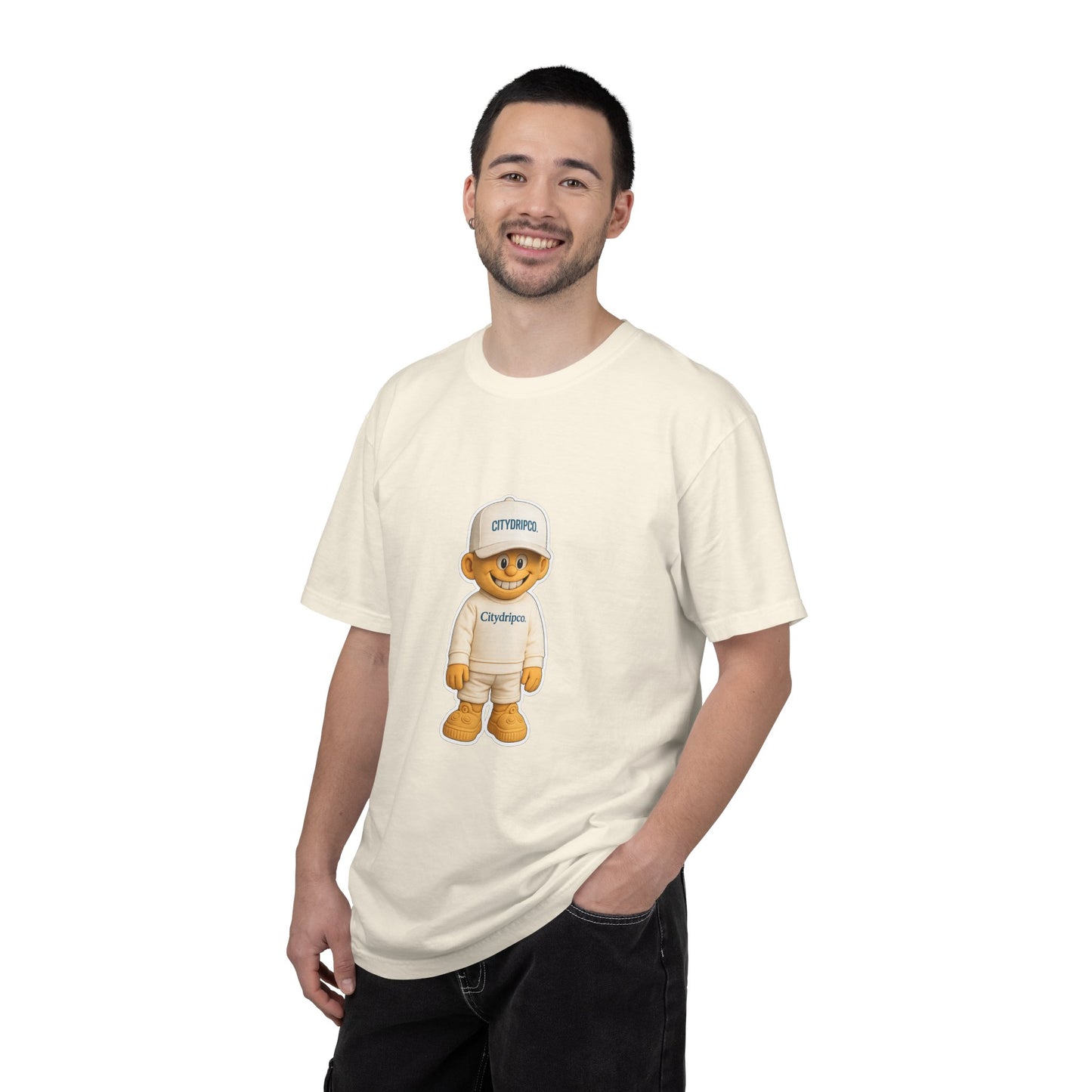 Vintage Citydripco. Bear Mascot T-Shirt — 'CityPops' Cute Graphic Tee