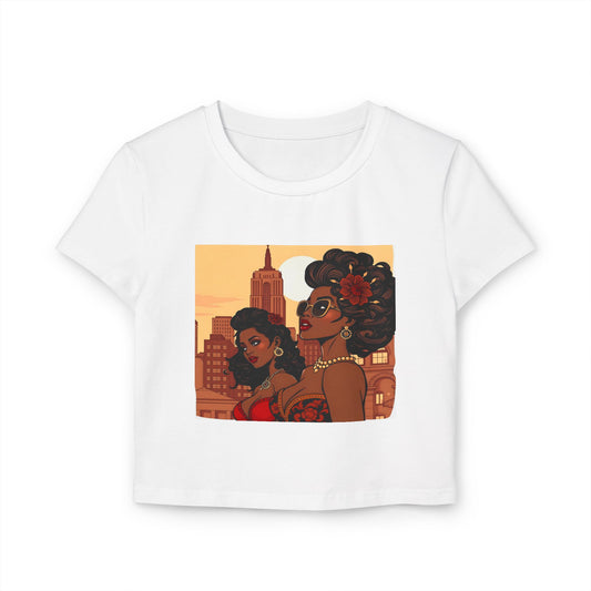 Homegirl Baby Tee for Women - Vintage Style Fashion Top