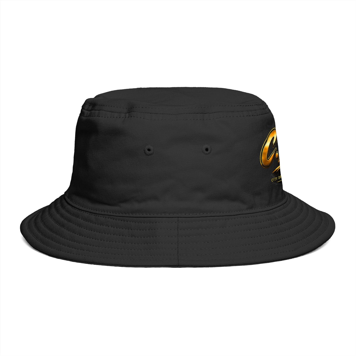 A C.D.C. Skyline  Bucket Hat — Vintage Coastal Logo Sunlight Beach Vibe