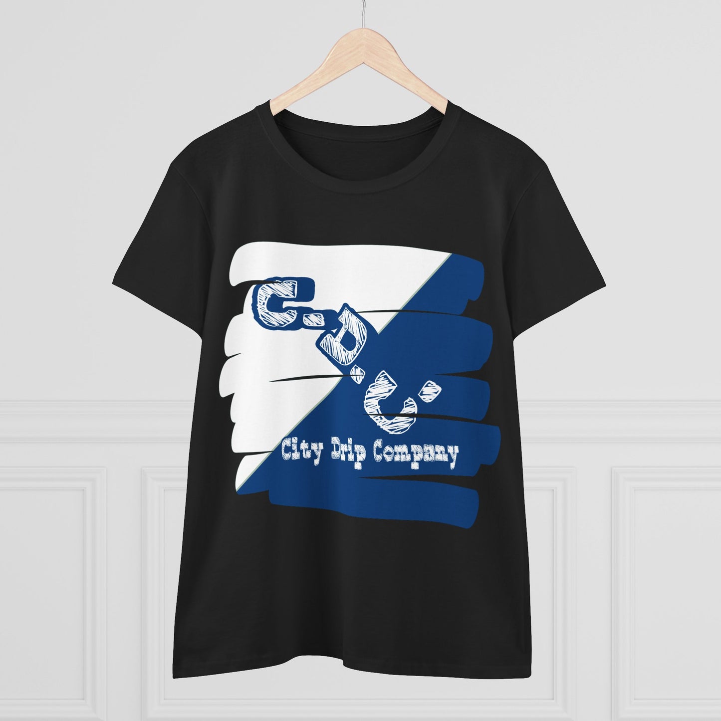 Citydripco. Signature Women's Midweight Cotton Tee - Perfect for Travel Enthusiasts