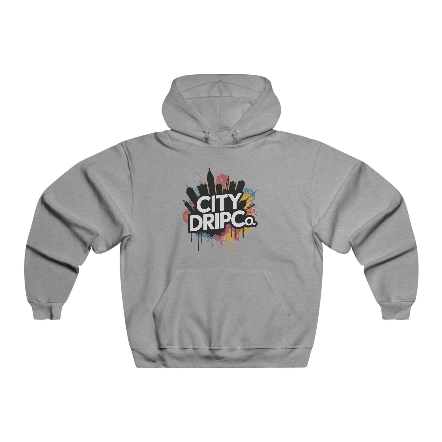 City Drip Co. Men's Hooded Sweatshirt - Urban Style Apparel
