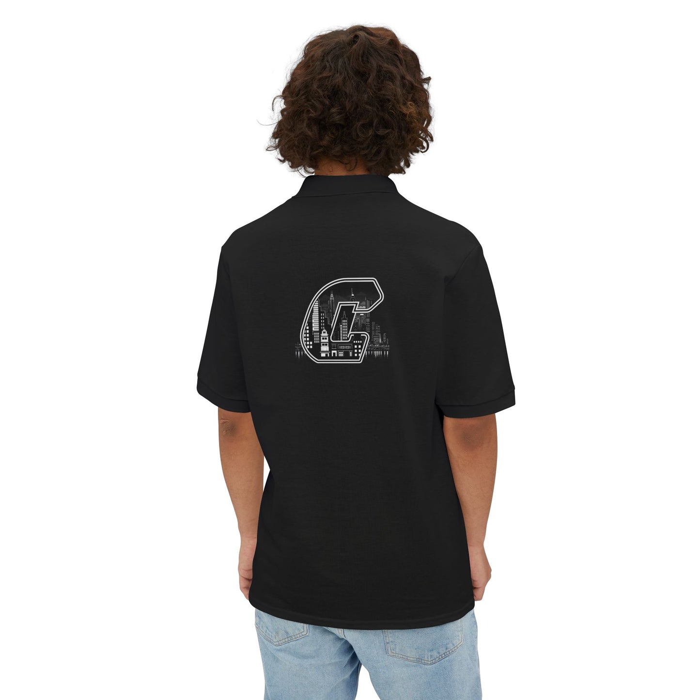 A CityDripCo. Skyline Polo — Men’s Graphic Polo Shirt