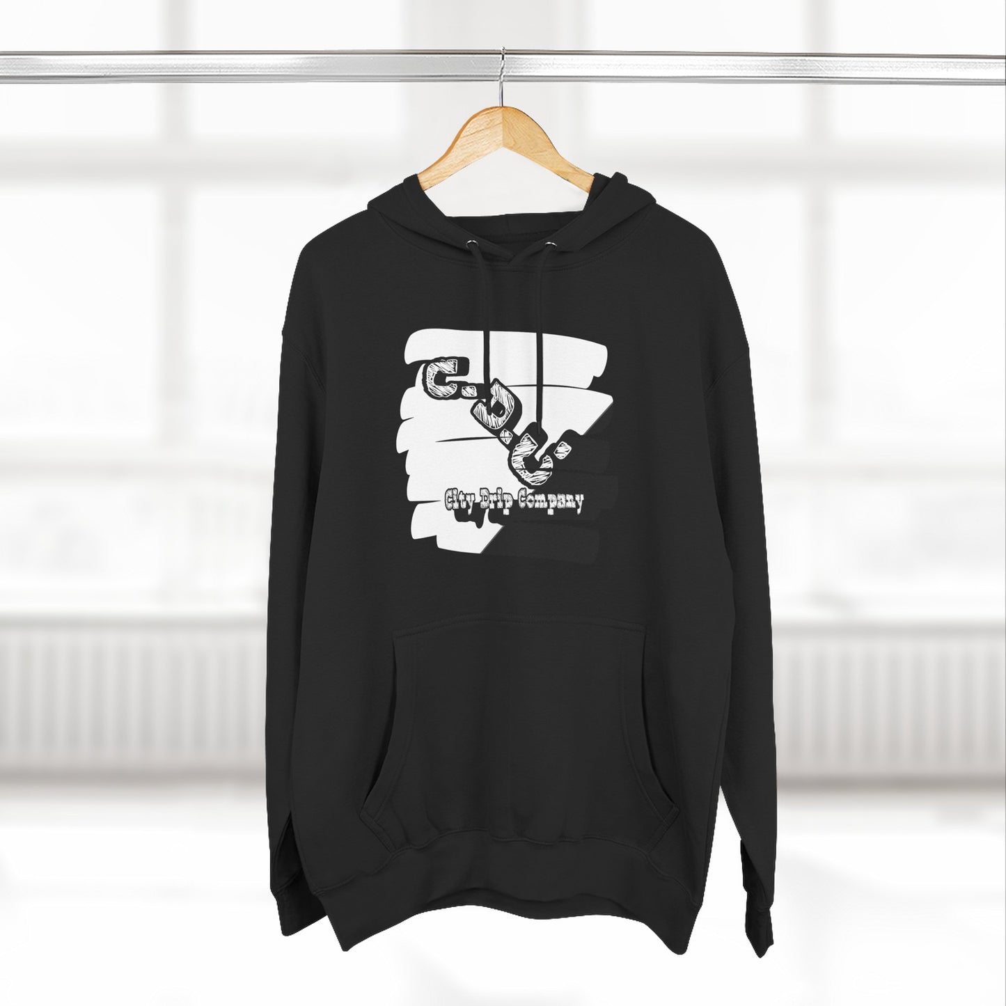 C.D.C. Signature Three-Panel Fleece Hoodie