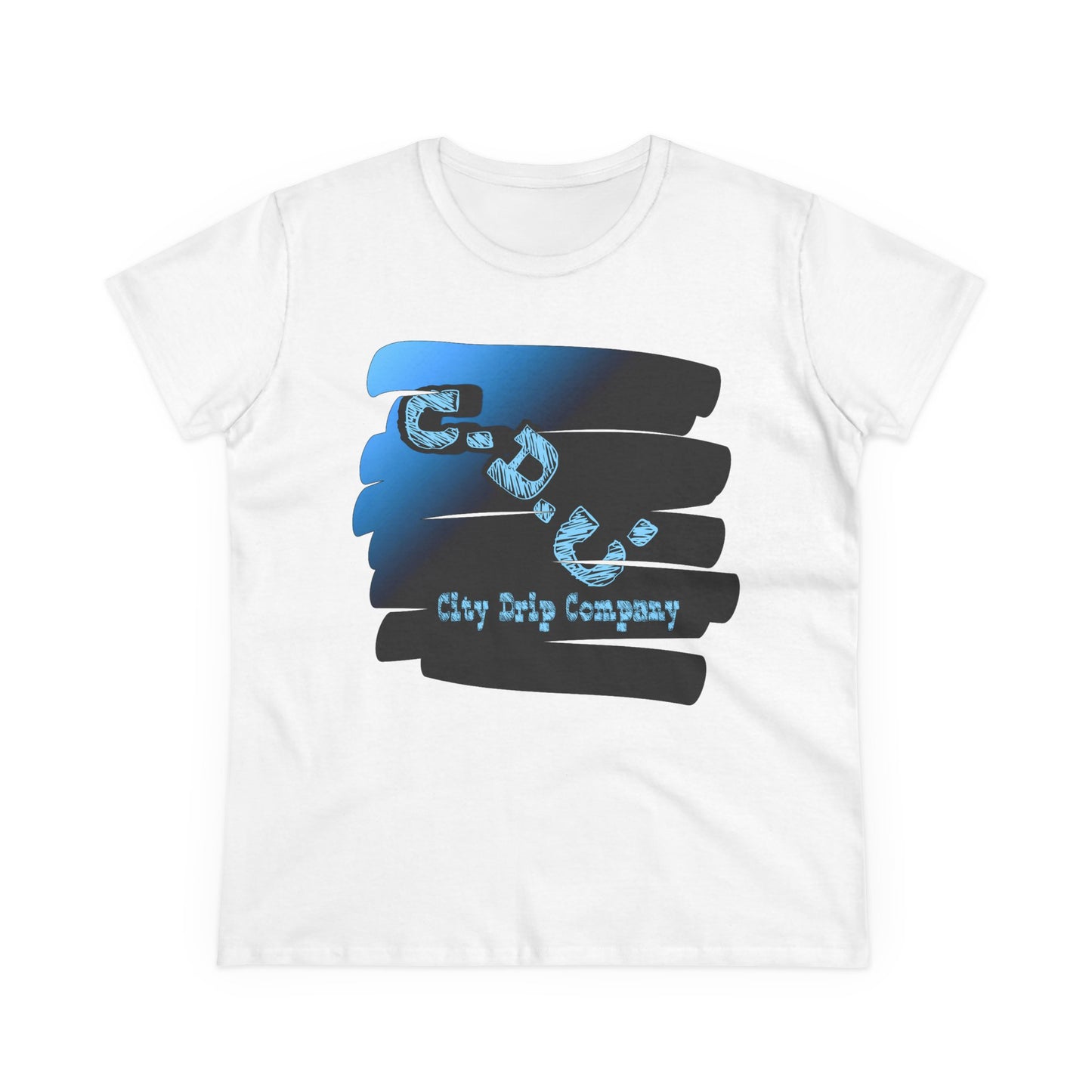 Citydripco. Signature Women's Cotton Tee - City Drip Company Graphic Tee