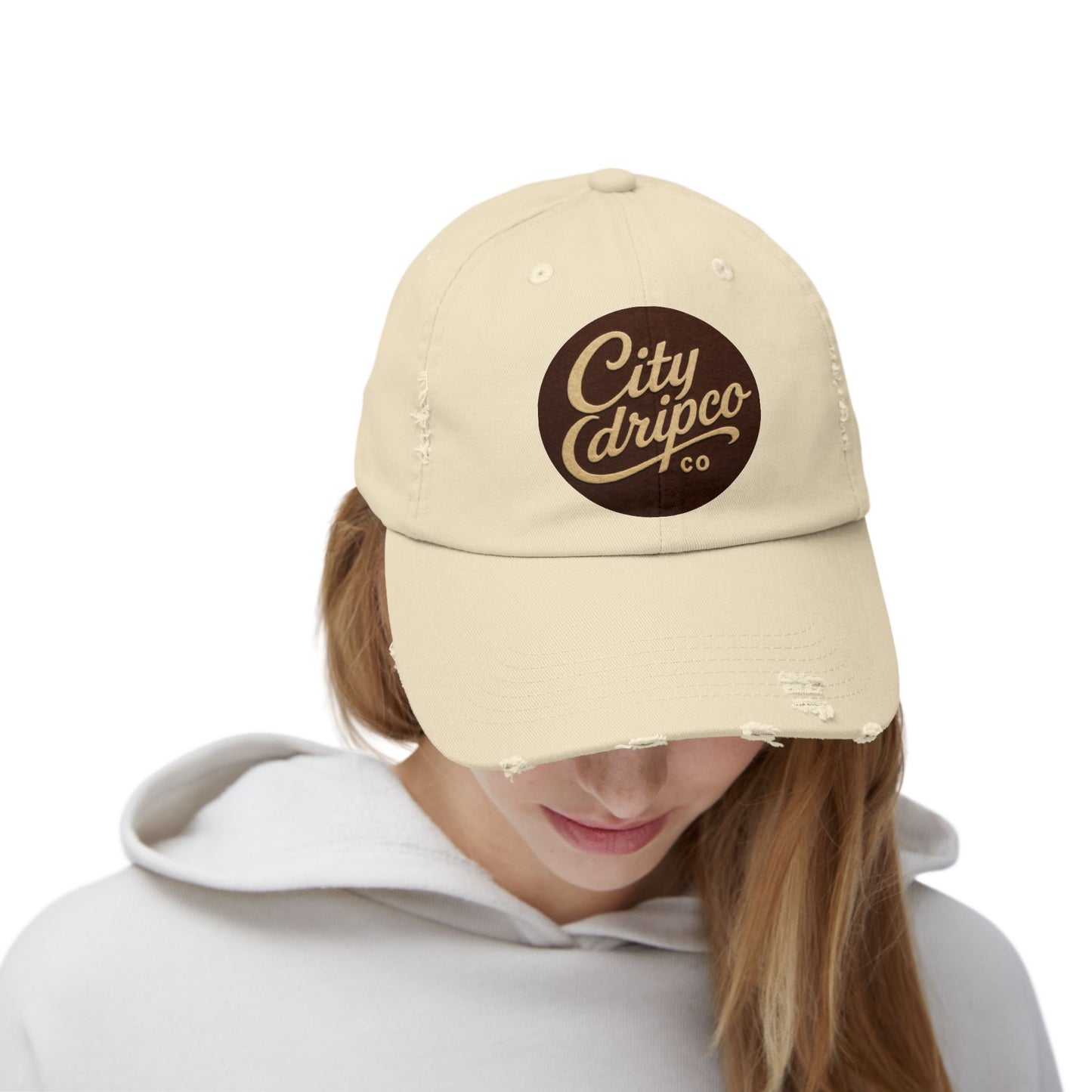 A Citydripco. Classic Unisex Distressed Cap for Casual Style, Perfect for Outdoor Adventures, Everyday Wear, Gift for Him or Her, Distressed Hat for Summer