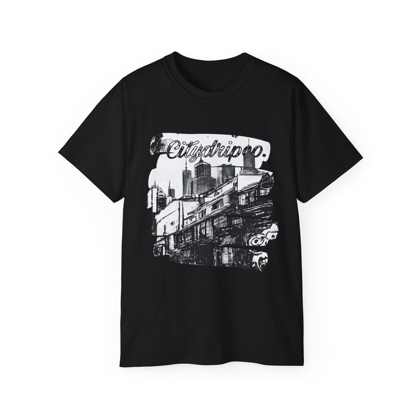 Citydripco. Urban Graffiti Ultra Cotton Tee - Urban Style T-Shirt for Trendsetters