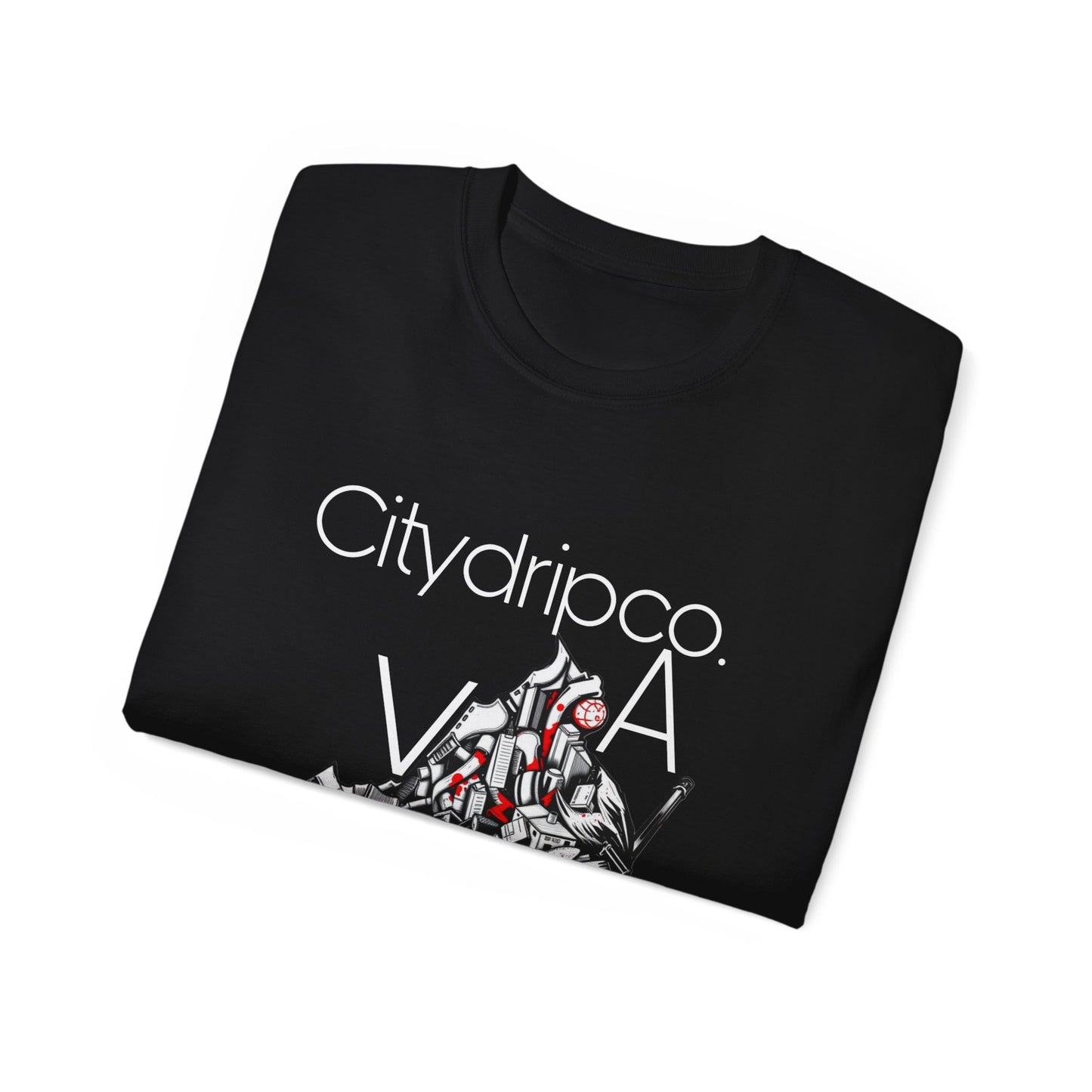 Citydripco. Virginia Unisex Ultra Cotton Tee - Urban Vibe Graphic T-Shirt