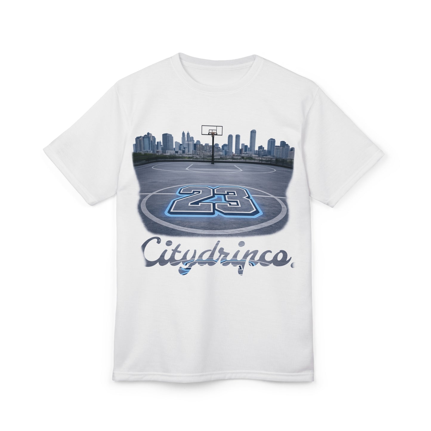 Basketball Court 23 Tee — Urban Hoop Graphic T-Shirt