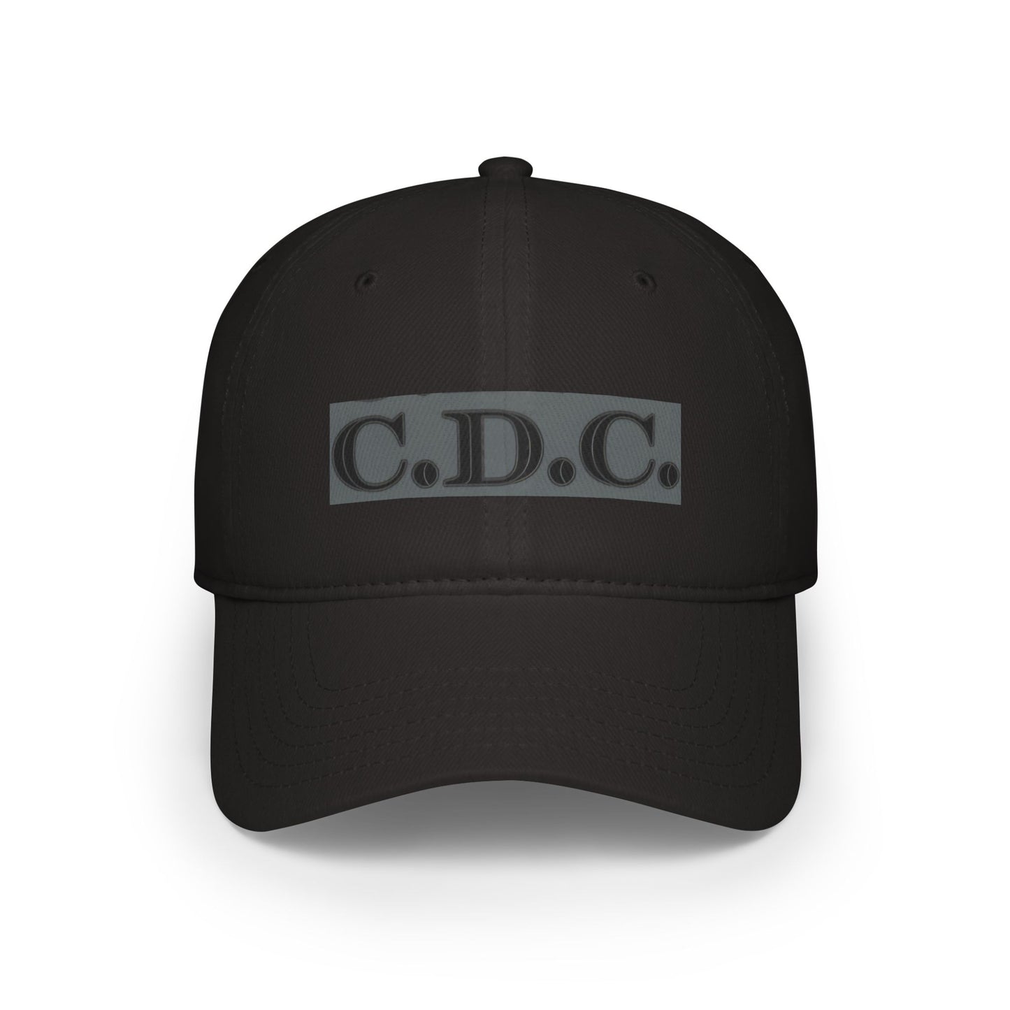 C.D.C. Monogram Low Profile Baseball Cap