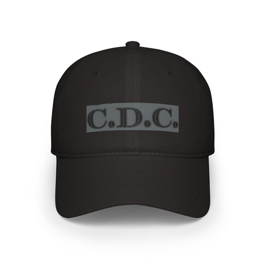 C.D.C. Monogram Low Profile Baseball Cap