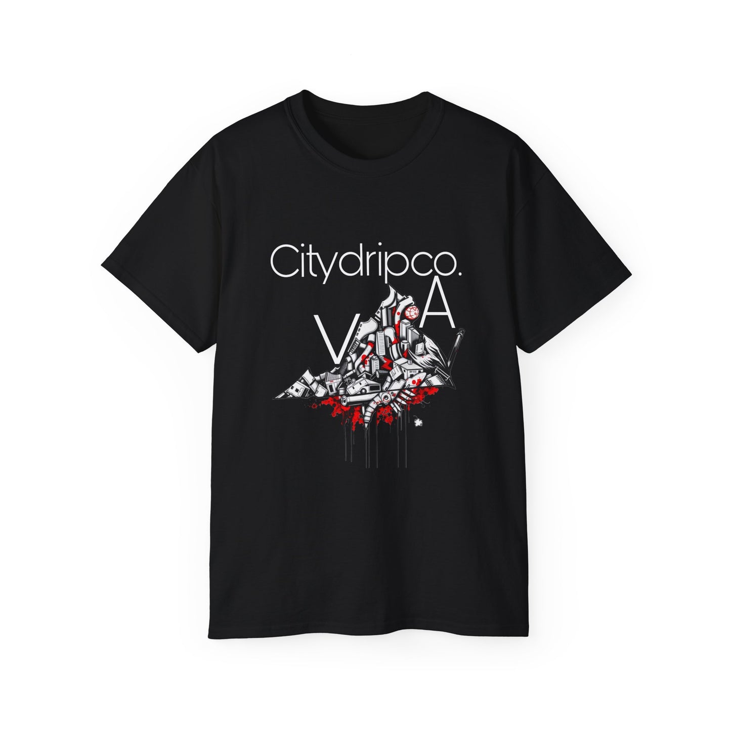 Citydripco. Virginia Unisex Ultra Cotton Tee - Urban Vibe Graphic T-Shirt
