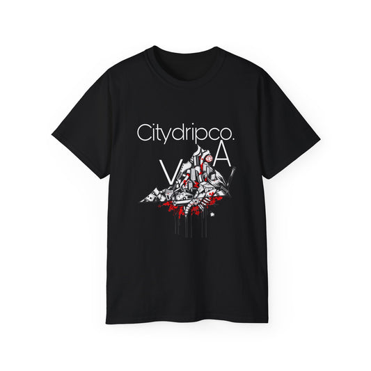 Citydripco. Virginia Unisex Ultra Cotton Tee - Urban Vibe Graphic T-Shirt