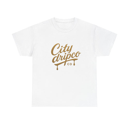 City Drip Co. Unisex Heavy Cotton Tee - Trendy Casual Wear, Street Style Fashion, Urban Apparel, Gift for Friends, Everyday Comfort
