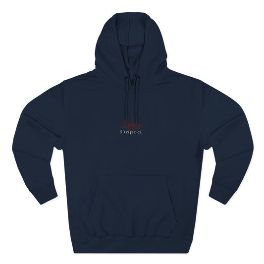 A Citydripco. Cozy Three-Panel Fleece Hoodie, Casual Wear, Perfect Gift for Winter, Lounge, Unisex Hoodie, Stylish Everyday Wear