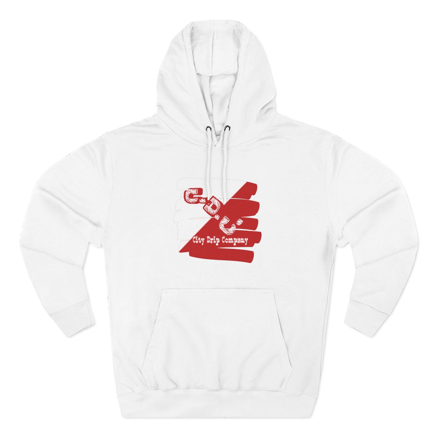 C.D.C. Signature Three-Panel Fleece Hoodie
